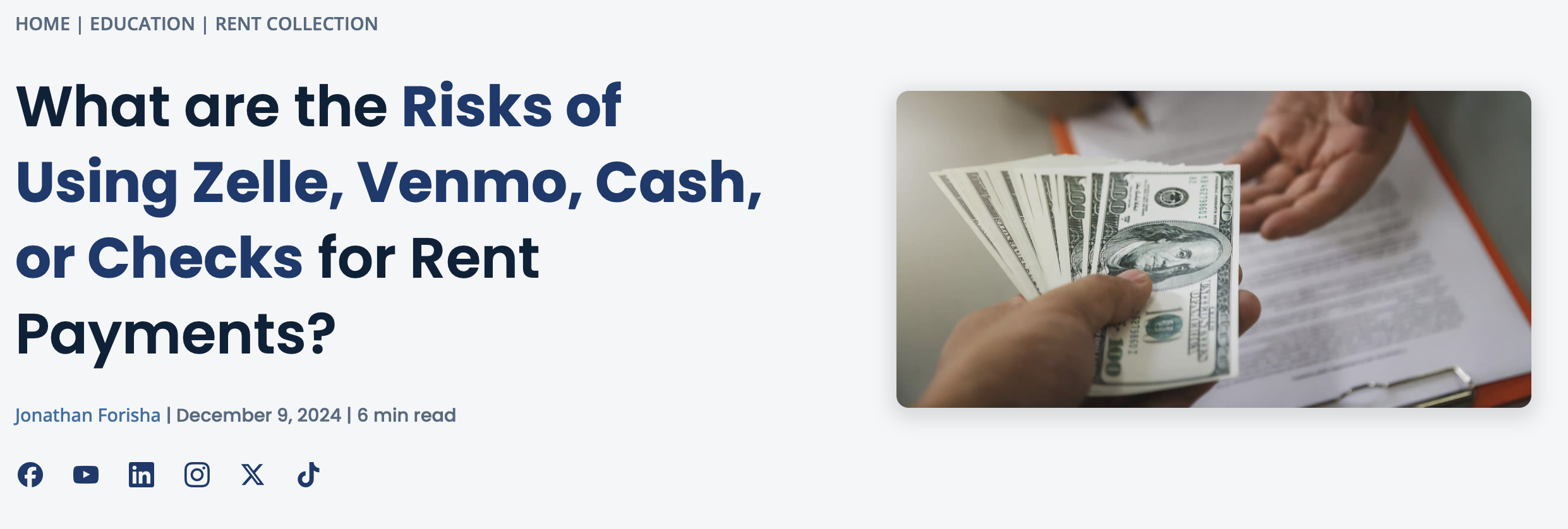 The headline of a blog that Jonathan Forisha wrote, which ranked for many high volume SEO keywords.